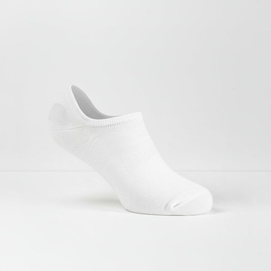 Hvit ankelsokk no show