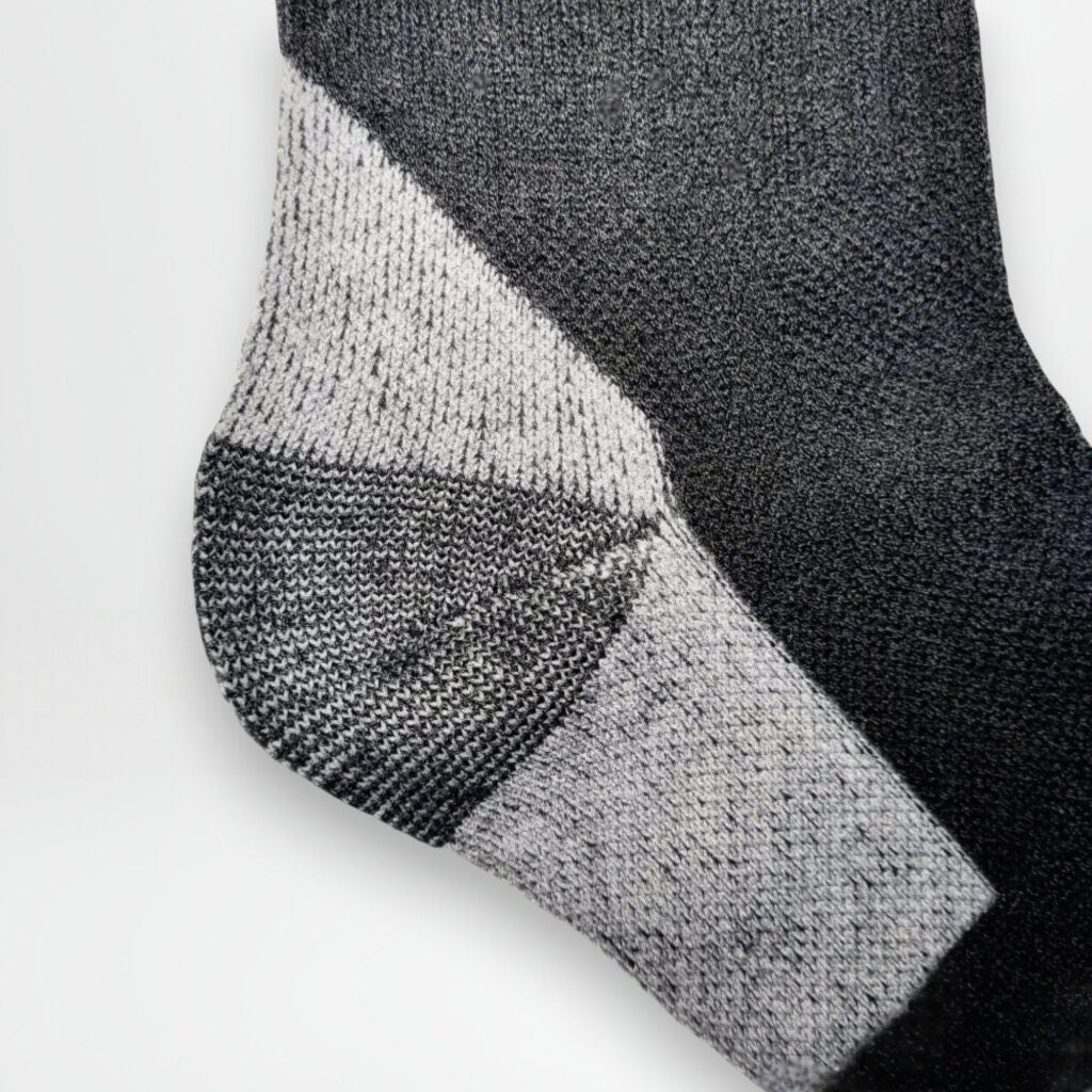 Forsterket hæl ullsokker