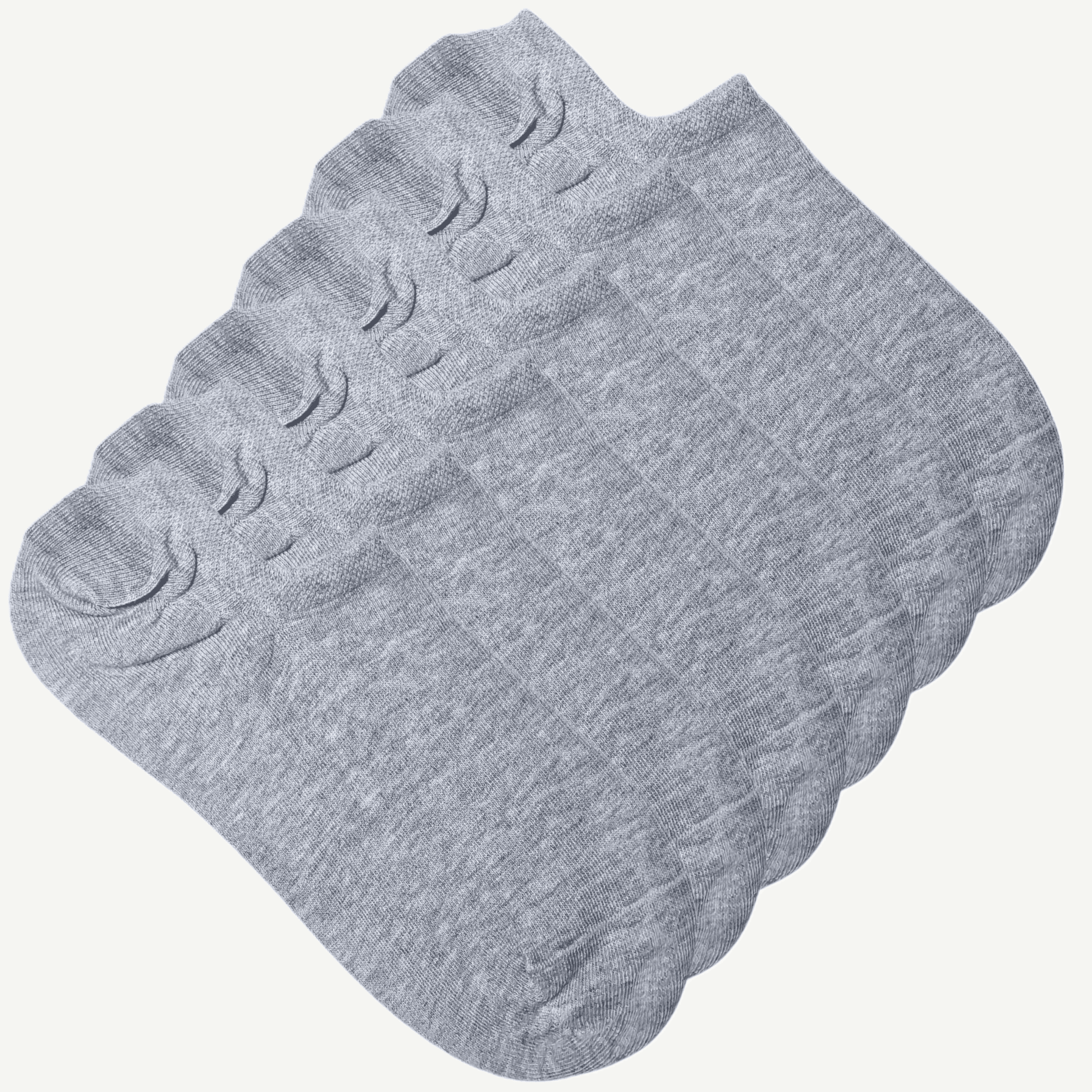 6pk ankelsokker i grå