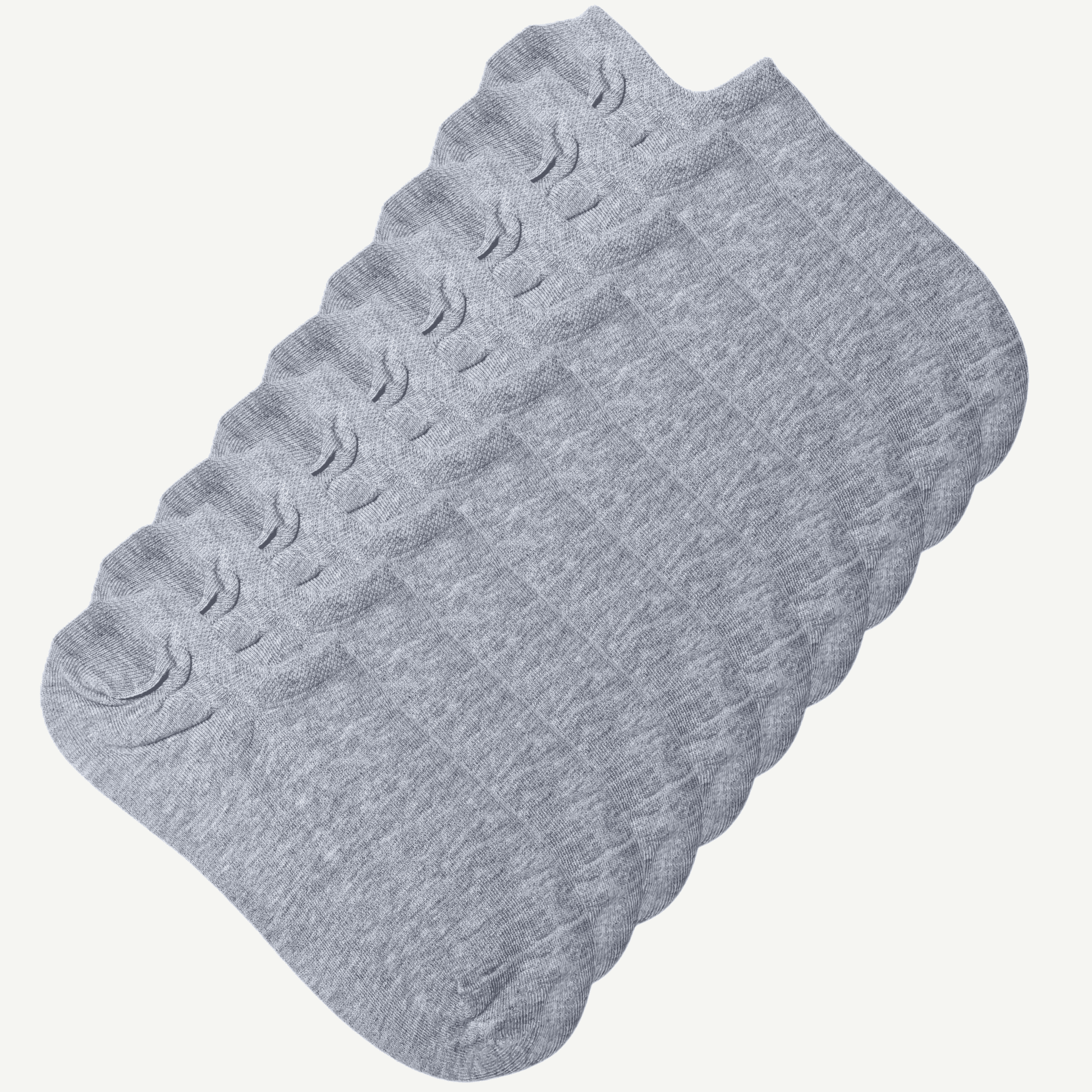 Grå ankelsokker 9pk