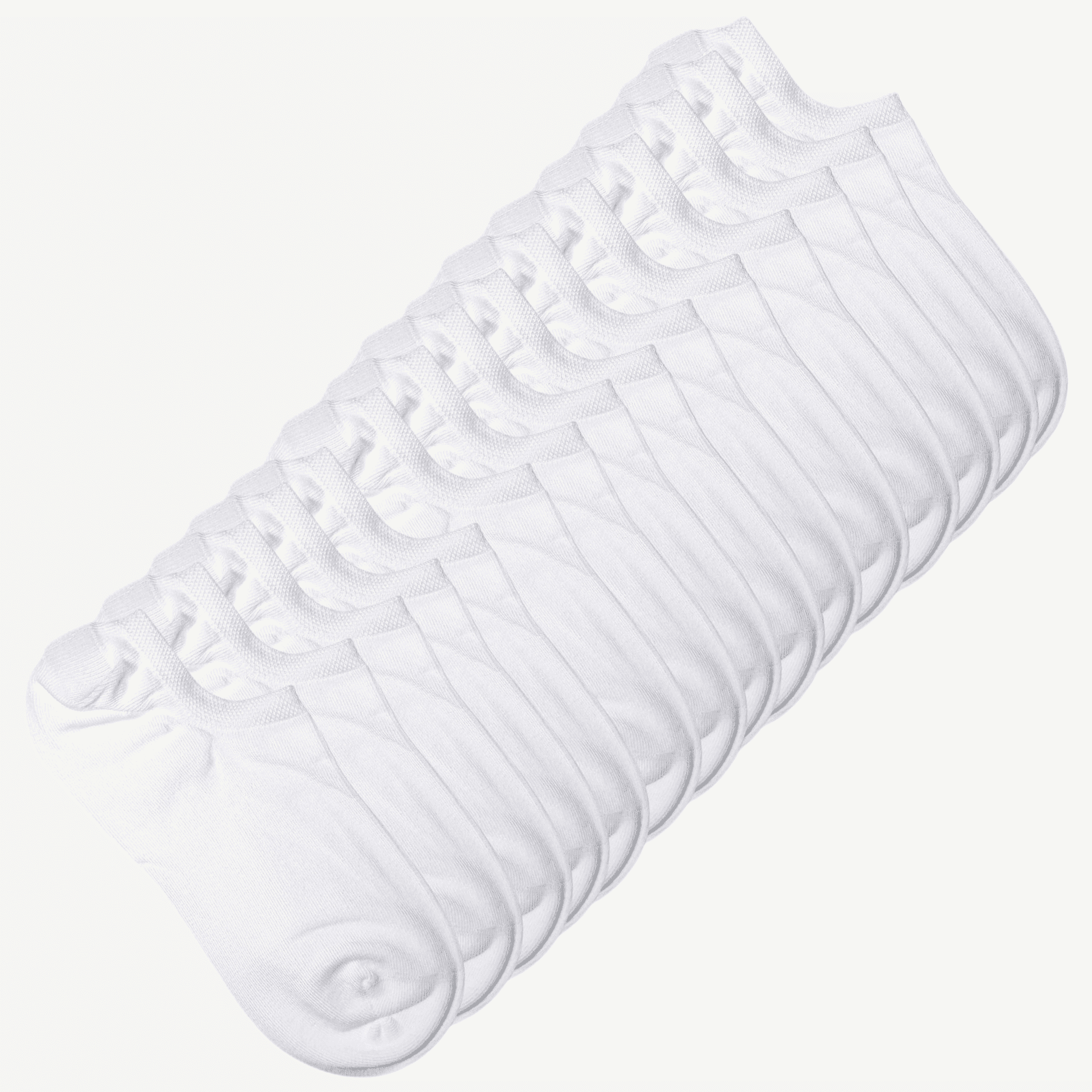 15pk hvite ankelsokker
