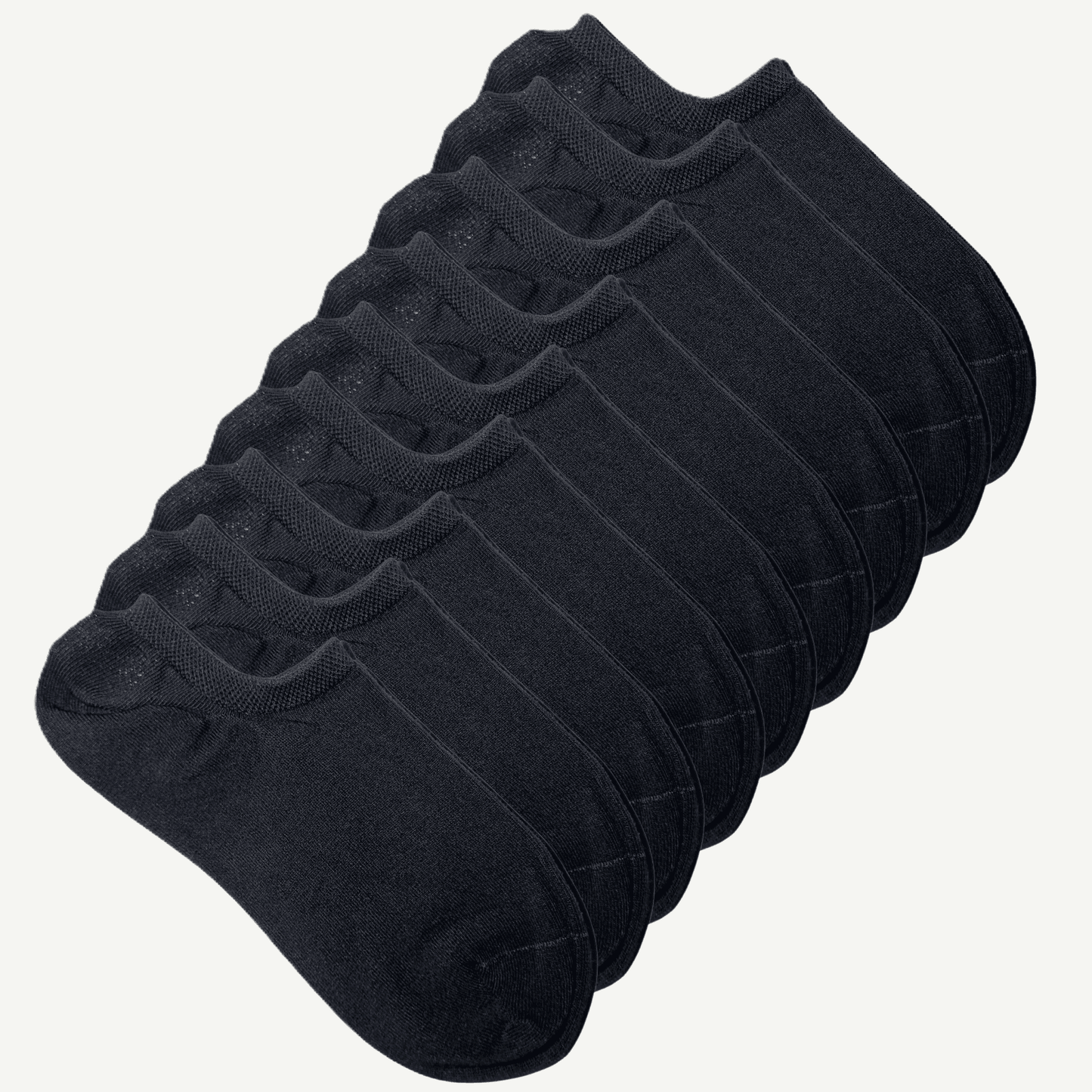 9pk svarte ankelsokker