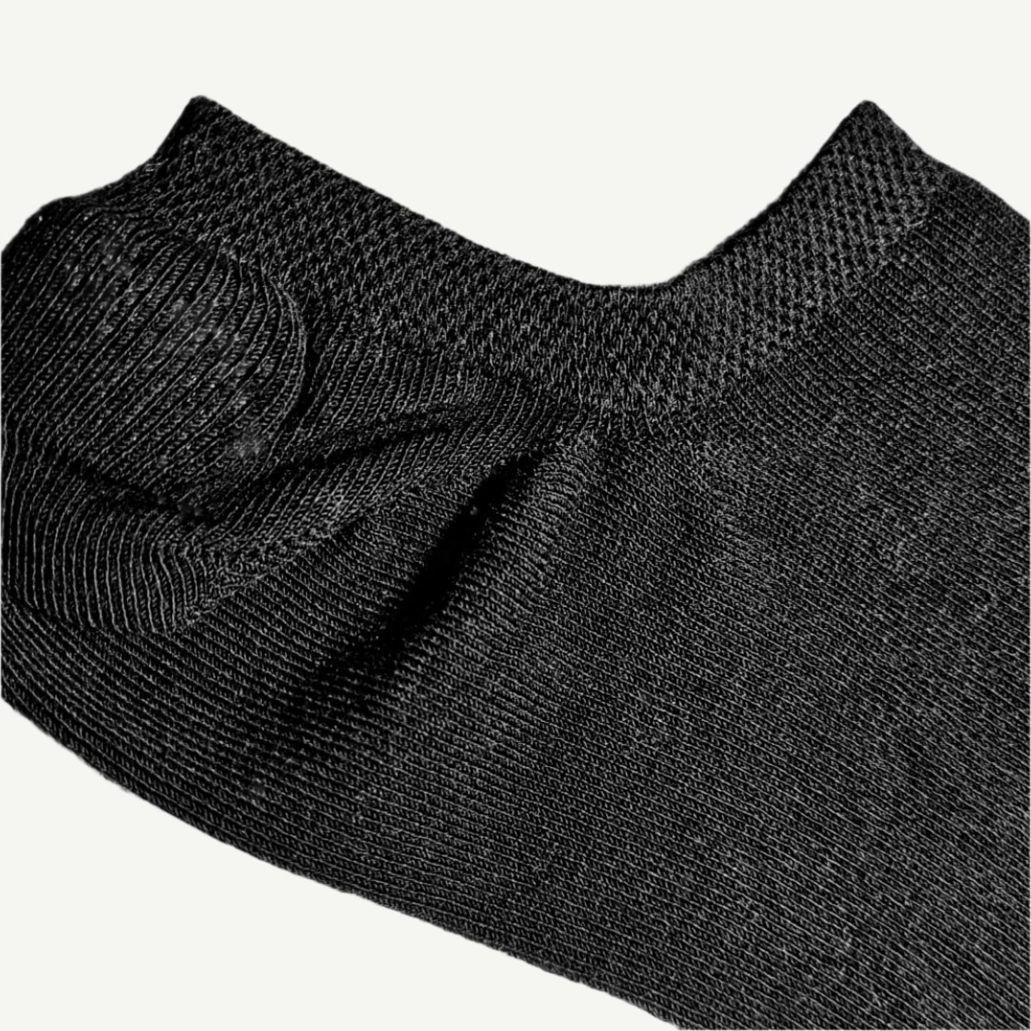 Svarte ankelsokker garn