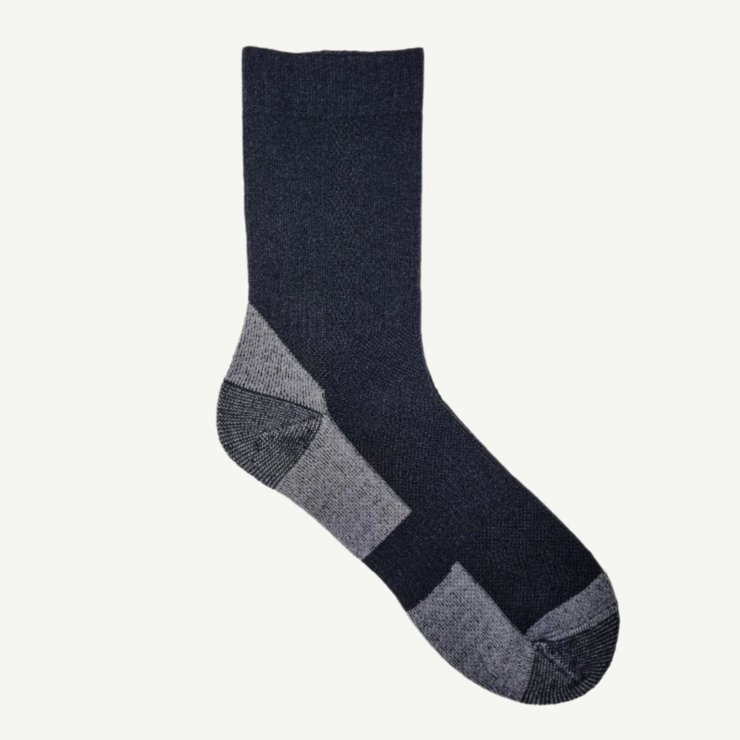 svart ullsokk i merino 1pk