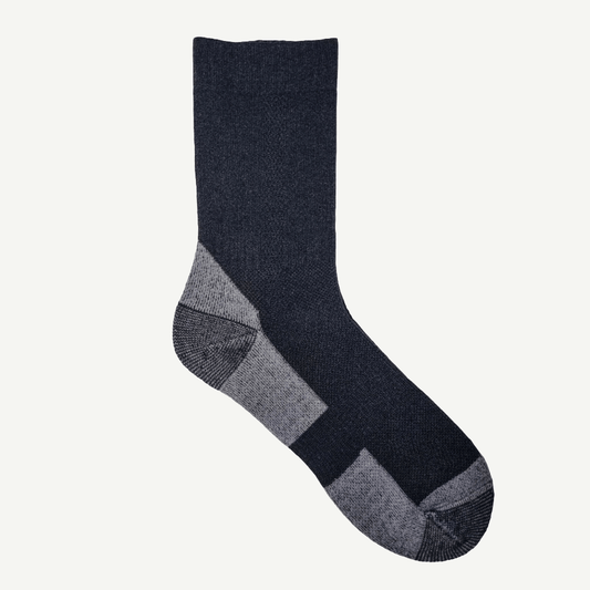 Svart ullsokk i merinoull