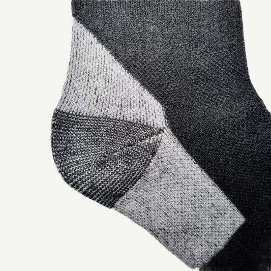 Svart merinoull sokk