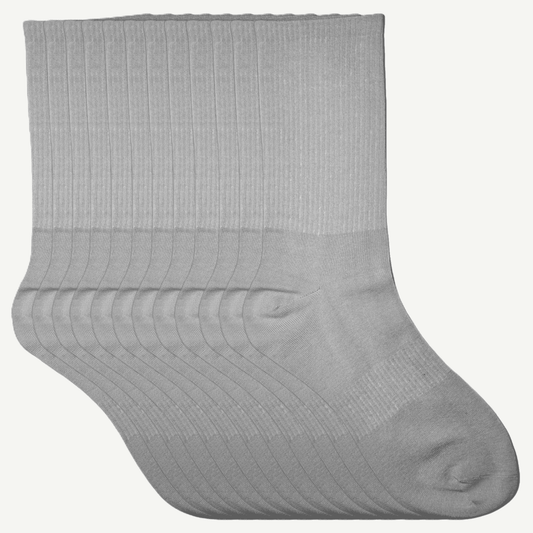 Grå tennissokker 12 pk