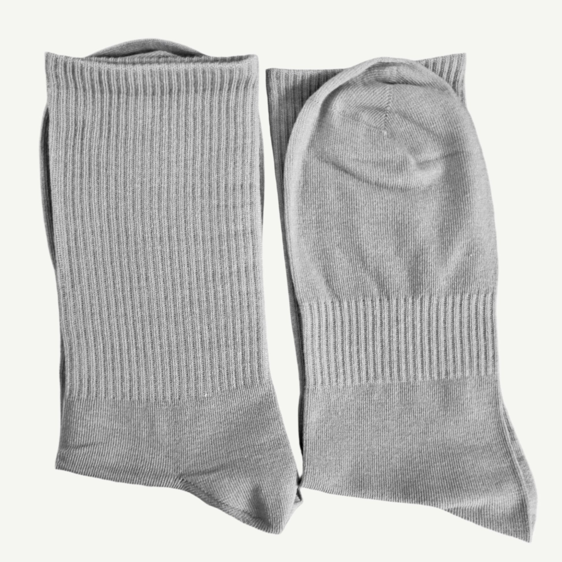 Tennissokker grå brettet