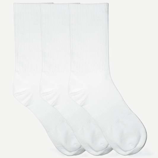 Hvite tennis sokker 3pk