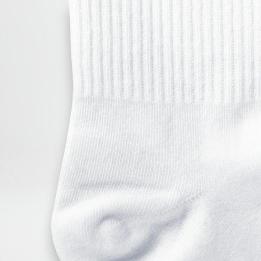 Hvit og ren tennissokk