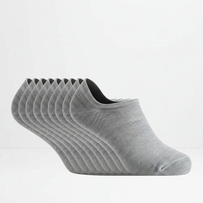 Grå ankelsokker 9 pakning