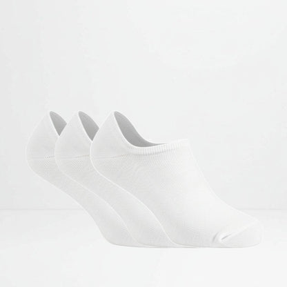 Hvit ankelsokker 3pk