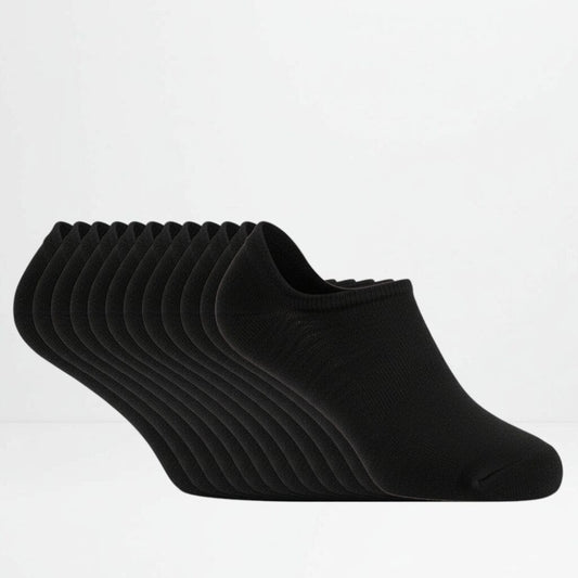 Svarte ankelsokker 12pk