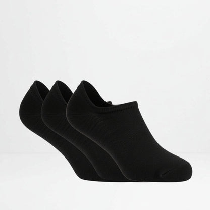 3pk svarte ankelsokker