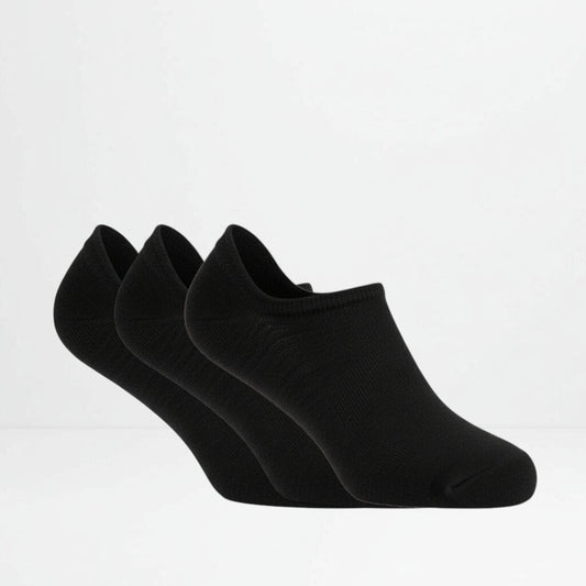 3pk svarte ankelsokker