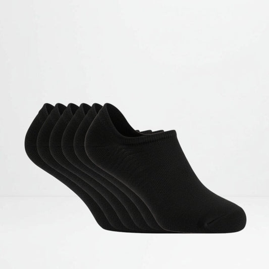 Svarte ankelsokker 6 pakning