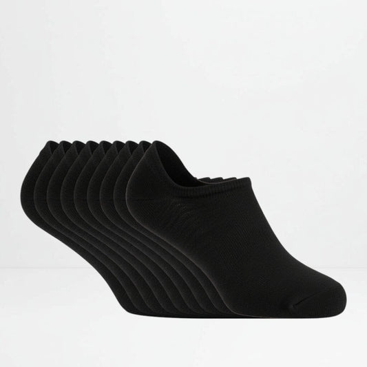 9pk svarte ankelsokker