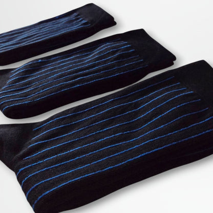 Dressokker-3pk-svart-blå