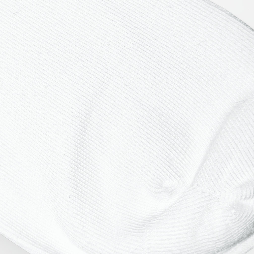 Hvit ankelsokker garn