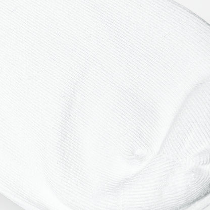 Hvit ankelsokker garn