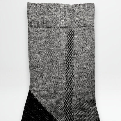 Grå ullsokker perforert