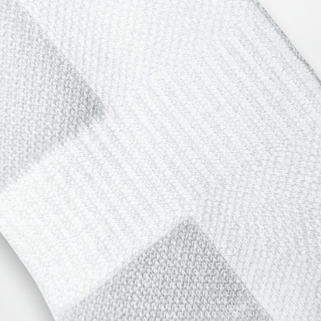 Elastiske hvite ullsokker