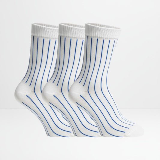 Dressokker hvite med detaljer