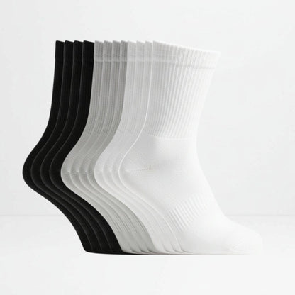 12pk tennissokker tre farger