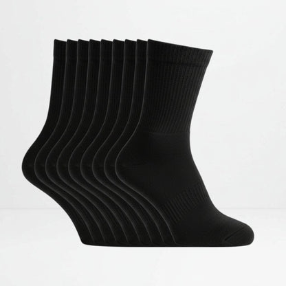 9pk svarte tennissokker