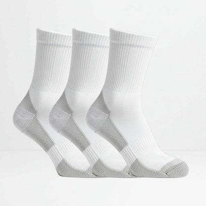 3pk hvite ullsokker i merinoull