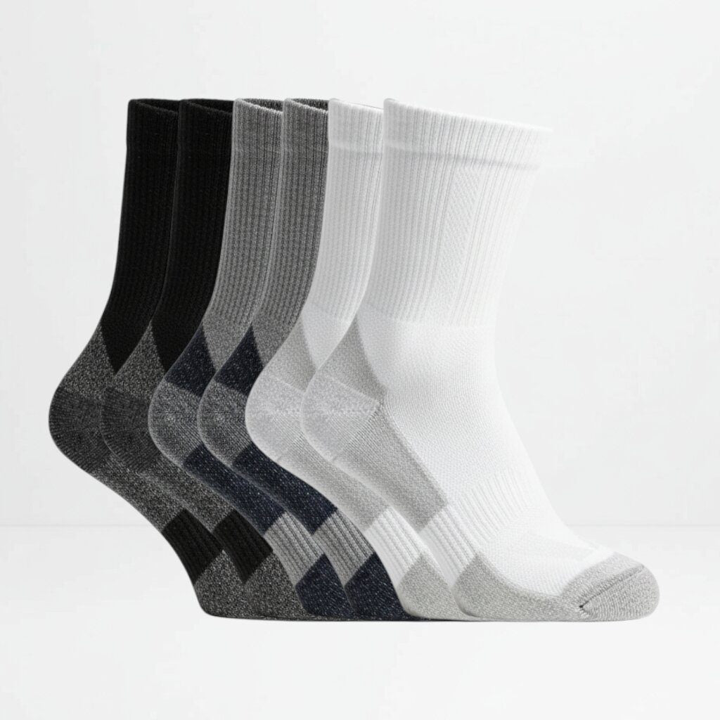 6pk mix ullsokker merinoull