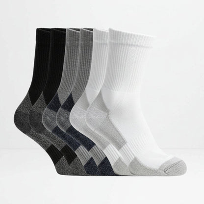 6pk mix ullsokker merinoull