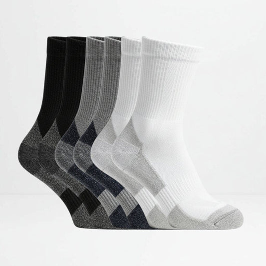 6pk mix ullsokker merinoull