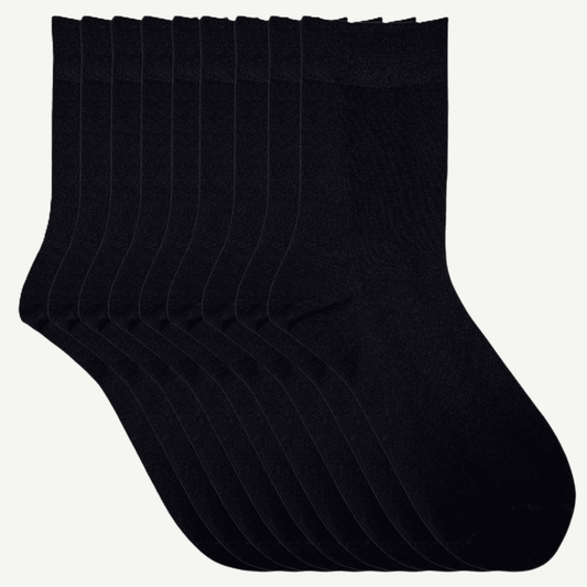 lange-sokker-svarte-9pk-sokker365