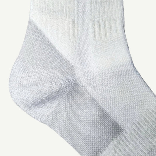 Hvite ullsokker i merinoull