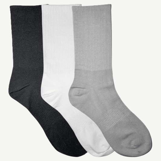 3pk tennissokker i ulike farger