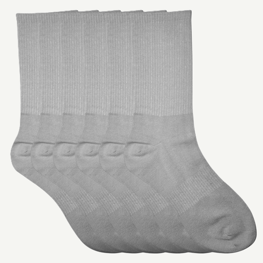 Grå tennissokker 6 pakning