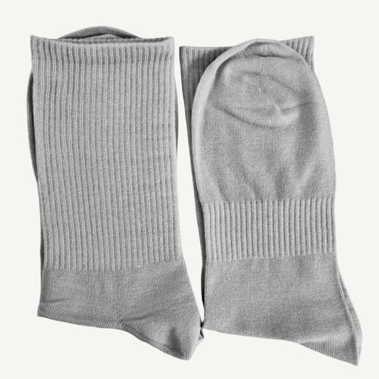 Tennissokker grå brettet